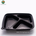 Hot Lunch Food Grade Disposable Black Food Containers